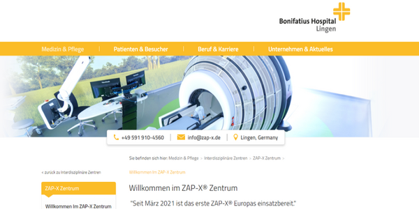 ZAP-X® in Lingen